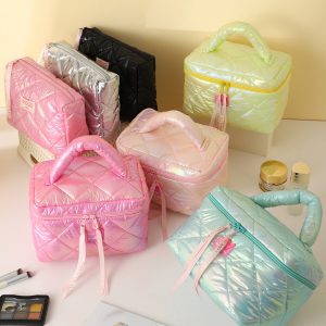 quilted cosmetic bag sets
